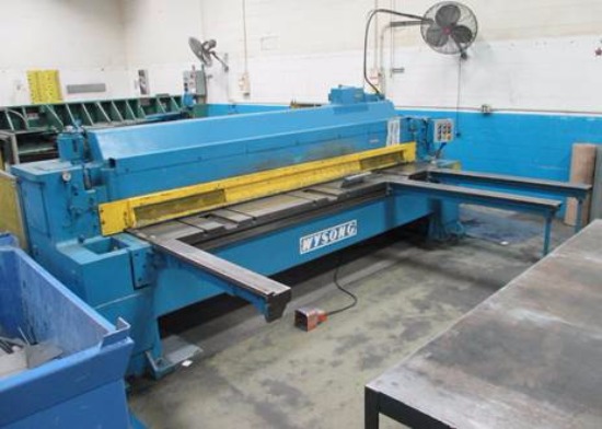 Wysong 1025 ¼” X 10' Power Squaring Shear (#1816)